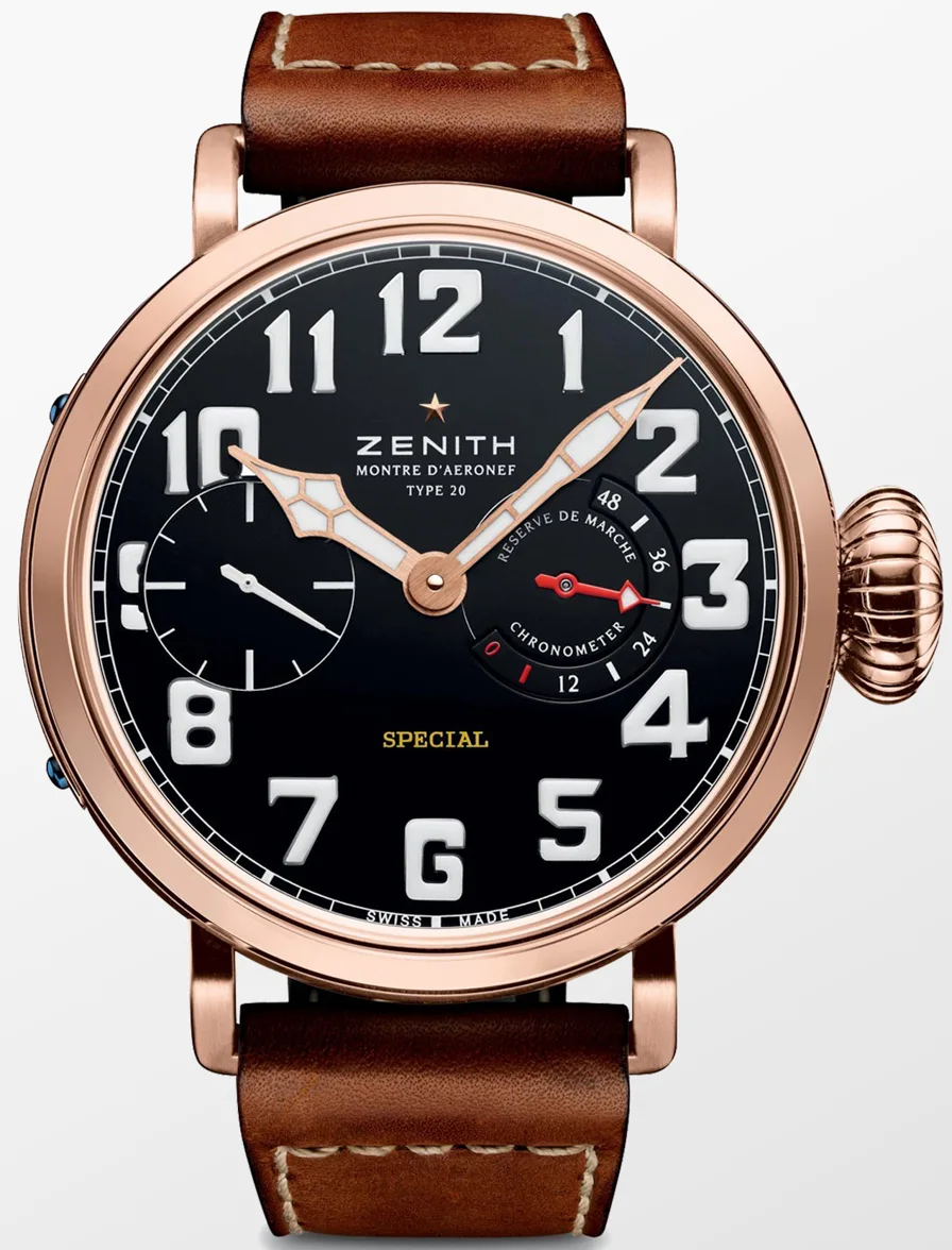 Zenith Pilot Type 20 Montre d'Aeronef 5011K Rose Gold