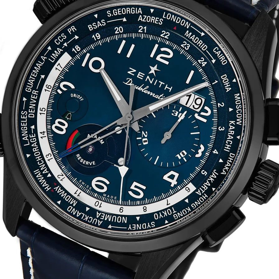 Zenith Doublematic Black and Blue