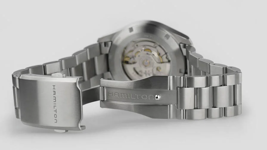 Hamilton Khaki Field Titanium Caseback & Bracelet