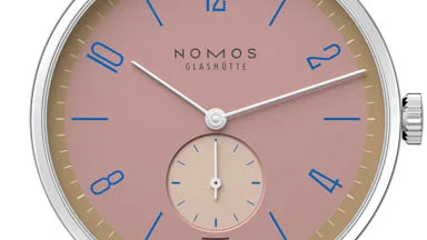 Nomos Tangente 38 Date Pompadour Card