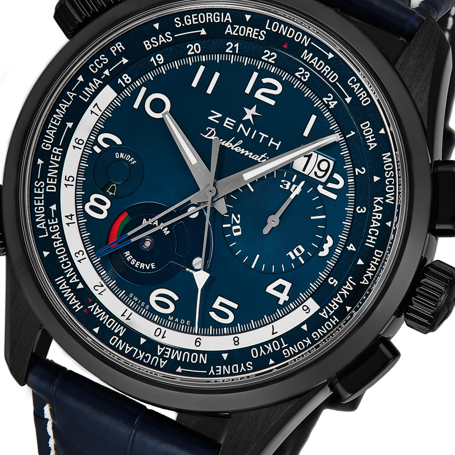 Zenith Doublematic Black and Blue
