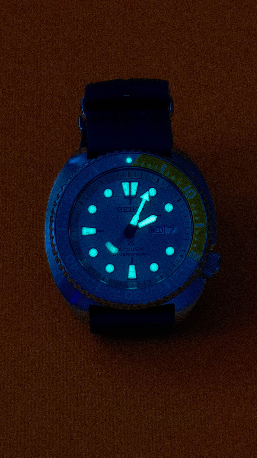 Seiko Prospex Turtle Lume